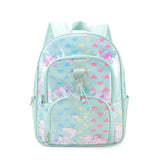 Confetti Hearts Large Backpack: Bubble Gum