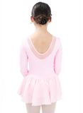 LS Mesh Back Dress Leo