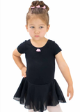 SS Dress Leo w/Rhinestone Flower