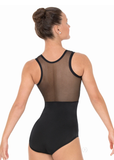 Arrow Mesh Tank Leotard-Assorted : Assorted