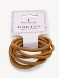 Hair Ties-LTBRN : 6 Pack