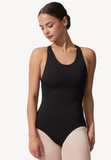 Wide Strap Halter Leotard