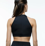 Oxford Mock Neck Top