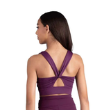 Square Neck Twist Back Top