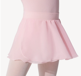 Pull On Skirt Mock Wrap Skirt