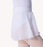 Pull On Skirt Mock Wrap Skirt