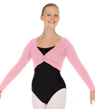 Ladies Knit Twist Front Sweater