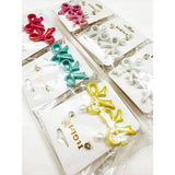 Fancy Glowy Bow Earring Set: MIX COLOR / ONE(12)